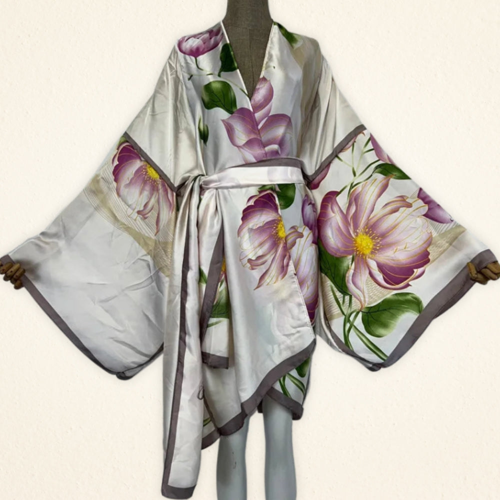 Farah | Elegante satijn kimono