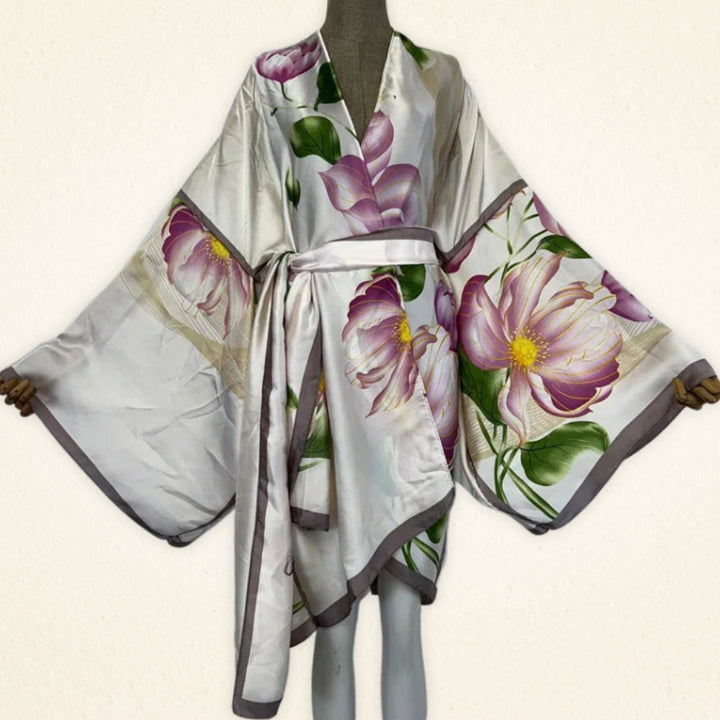 Farah | Elegante satijn kimono