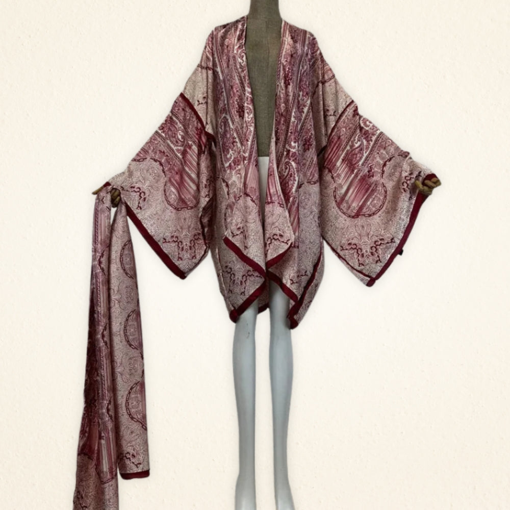 Farah | Elegante satijn kimono