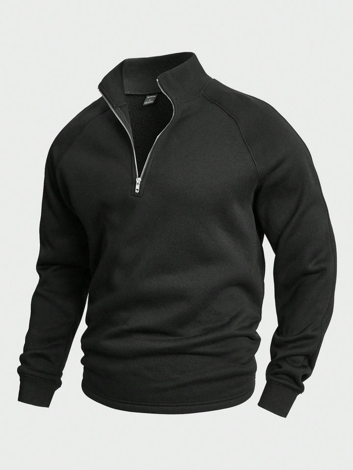 Rowan | Casual half-zip trui