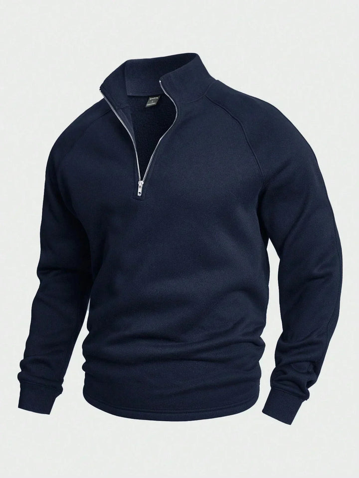 Rowan | Casual half-zip trui