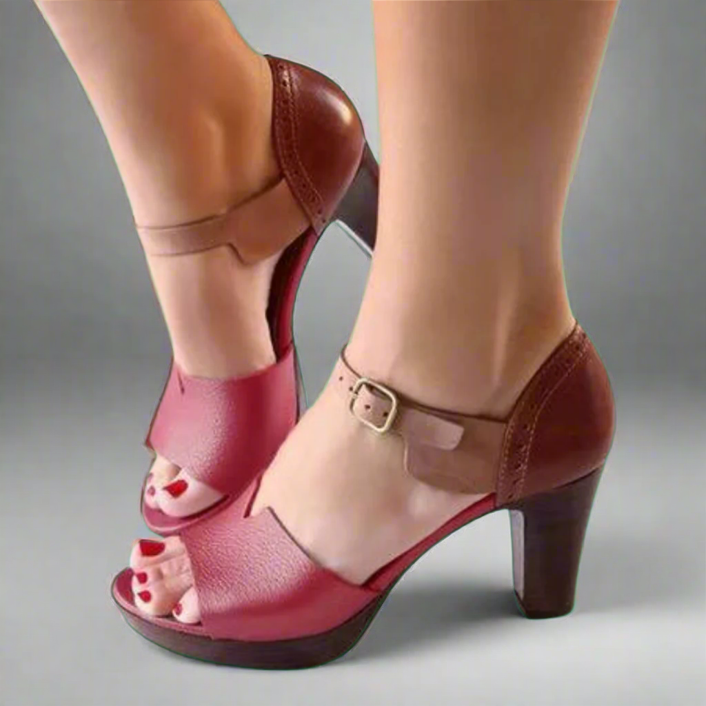 Katharina | Premium sandalen met hoge hakken