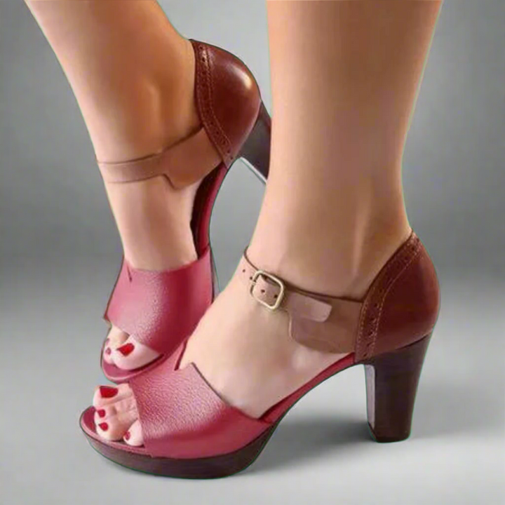 Katharina | Premium sandalen met hoge hakken