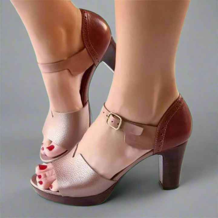 Katharina | Premium sandalen met hoge hakken