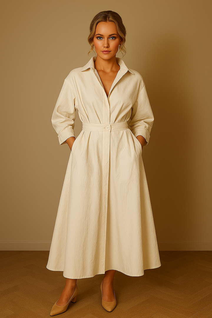 Mathilde | Tijdloze lange jurk