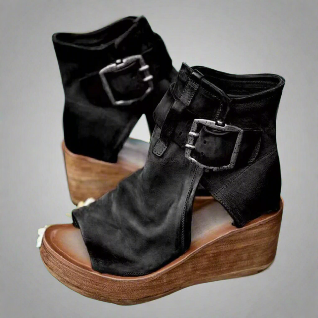 Perla | Premium-Wedgesandalen