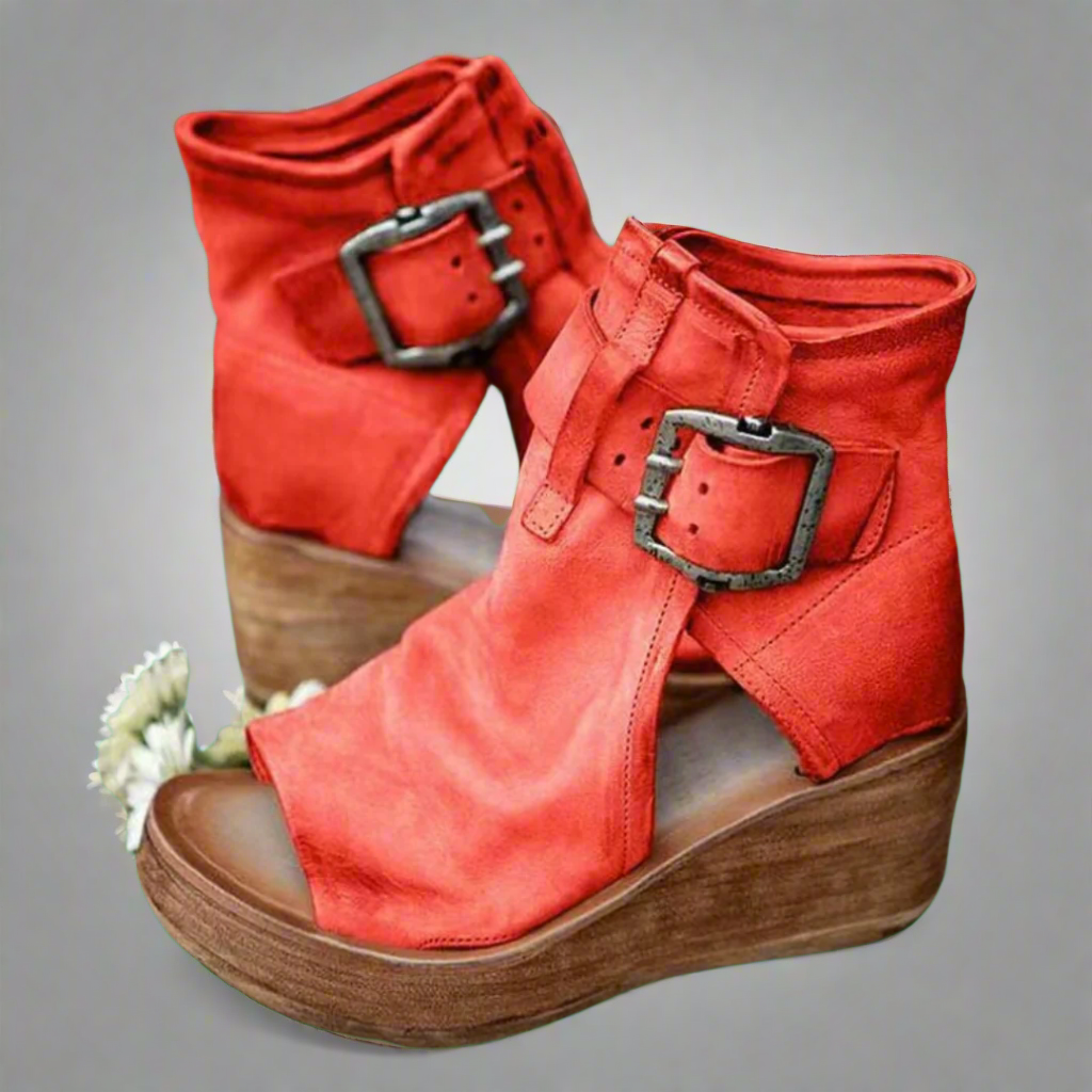 Perla | Premium-Wedgesandalen