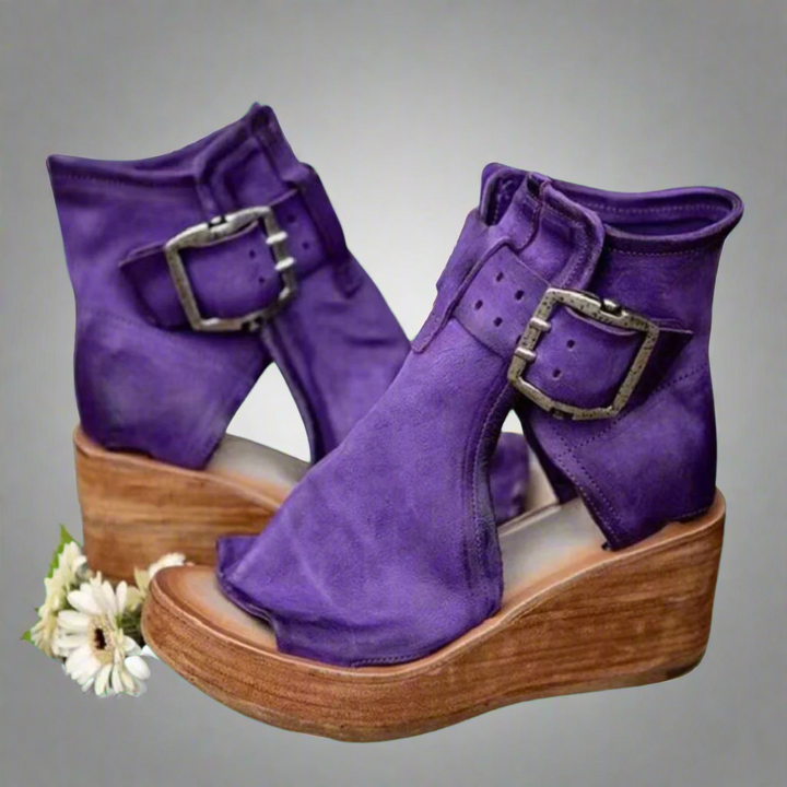 Perla | Premium-Wedgesandalen