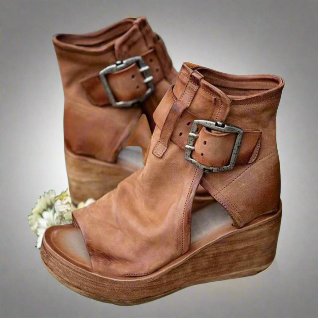 Perla | Premium-Wedgesandalen