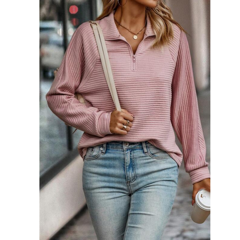 Hanna | Warme Damestrui Met V-Hals