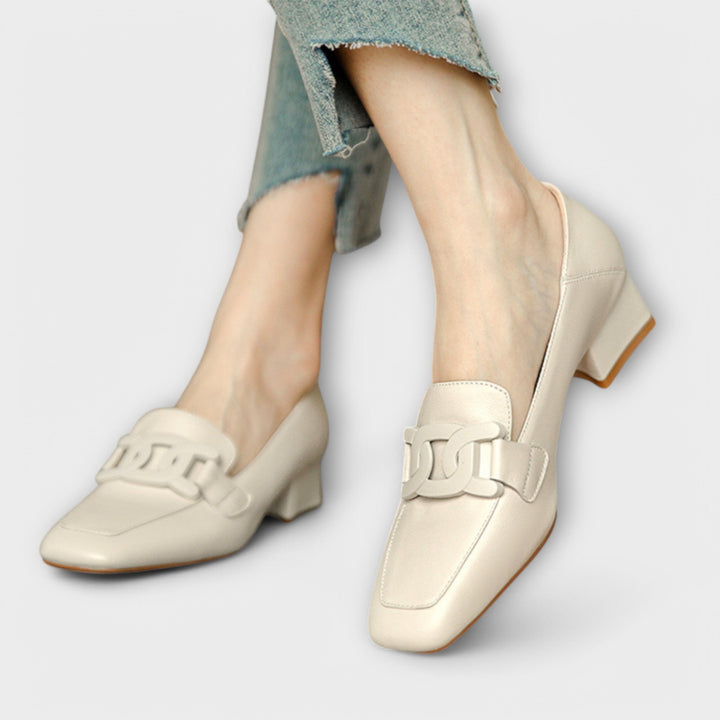Daniella | Elegante loafers met hakken