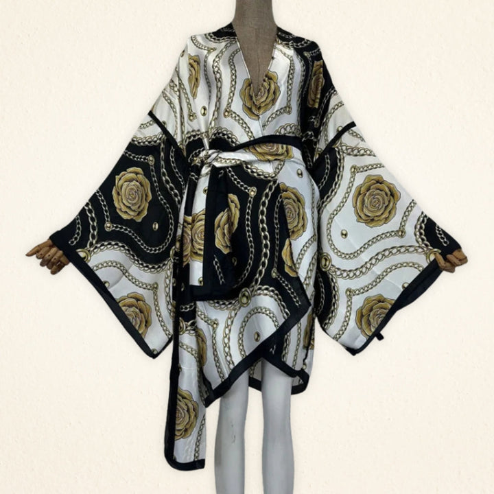 Farah | Elegante satijn kimono
