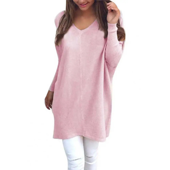 Kathy | Dames Casual Oversized Trui met V-hals