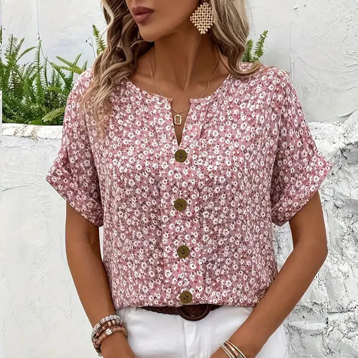 Verna | Chique blouse met bloemenprint