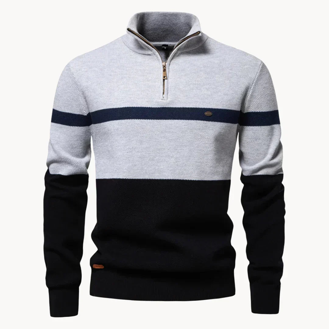 Lennox | Tijdloze Zip-up trui