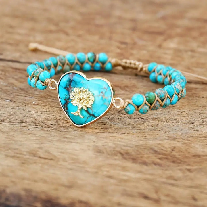 Fenne | Hartvormige Kralenarmband