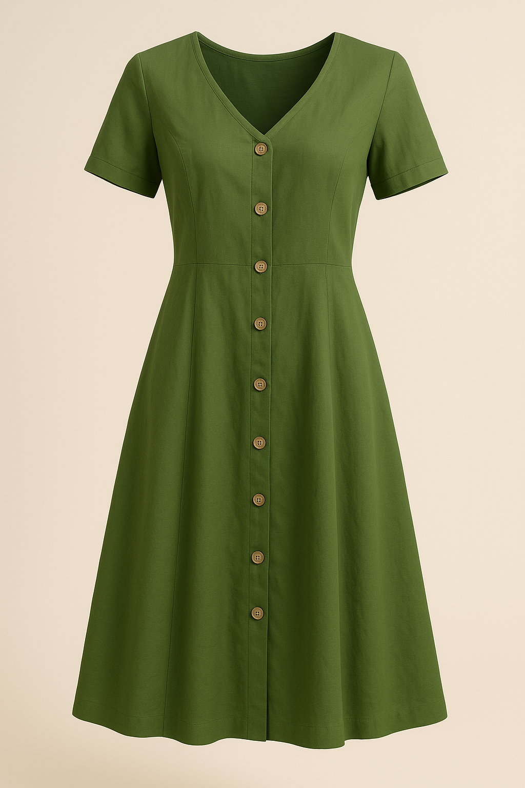 Aleida | Elegante jurk met linnen