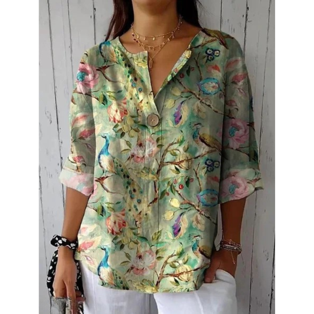 Arlene | Elegante blouse met bloemenprint