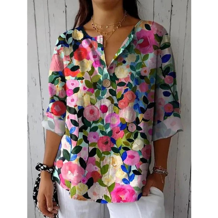 Arlene | Elegante blouse met bloemenprint