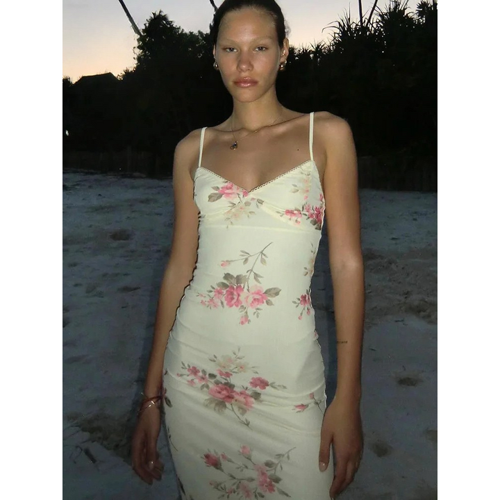 Fleur | Elegante jurk met bloemenprint