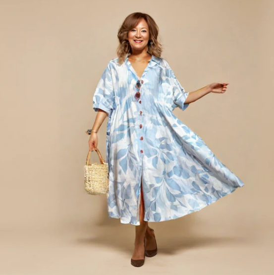 Delilah | Luchtige gebloemde maxi jurk