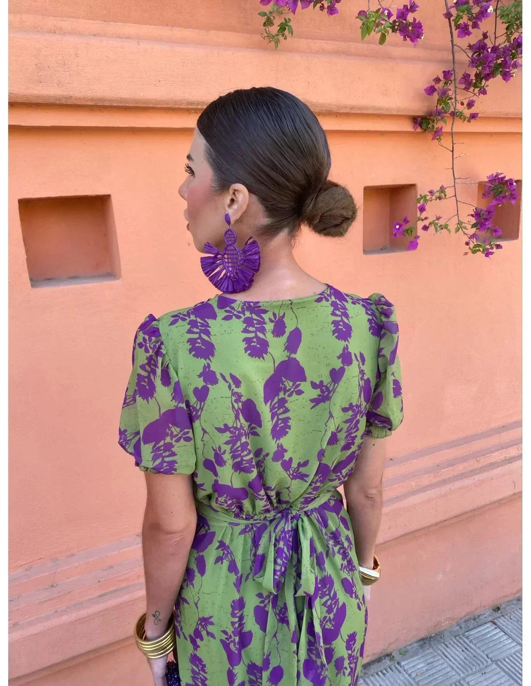 Hariette | Geraffineerde bloemenjurk