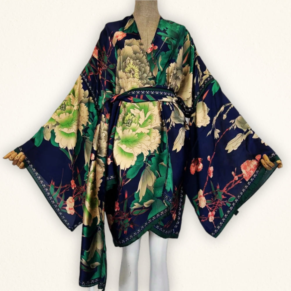 Farah | Elegante satijn kimono