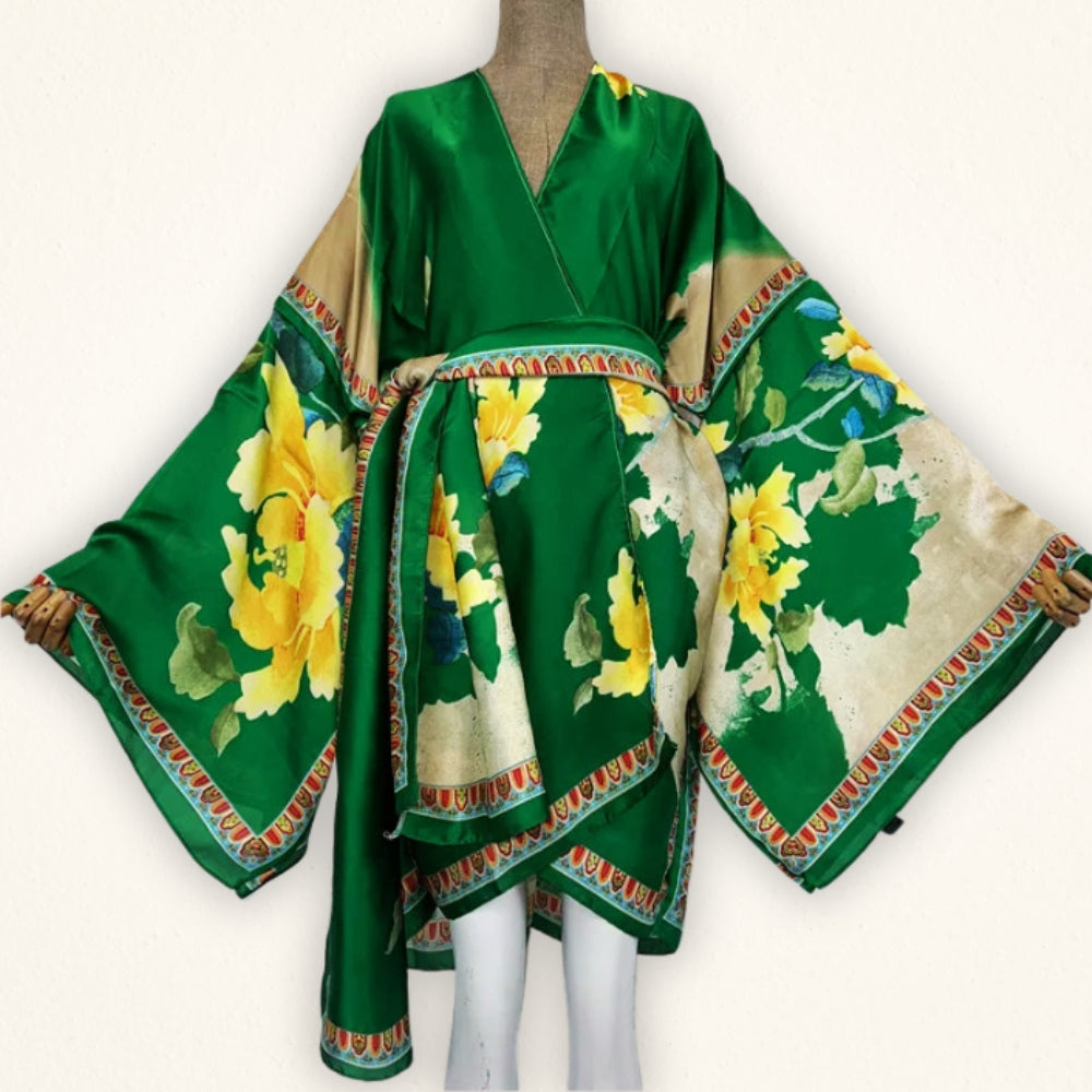 Farah | Elegante satijn kimono