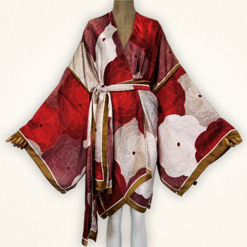 Farah | Elegante satijn kimono