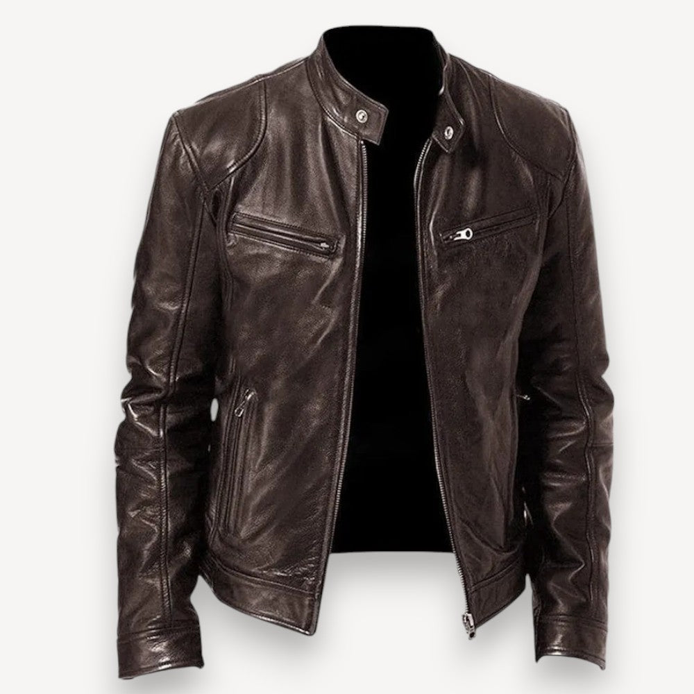 Matteo | Casual Leren Jas