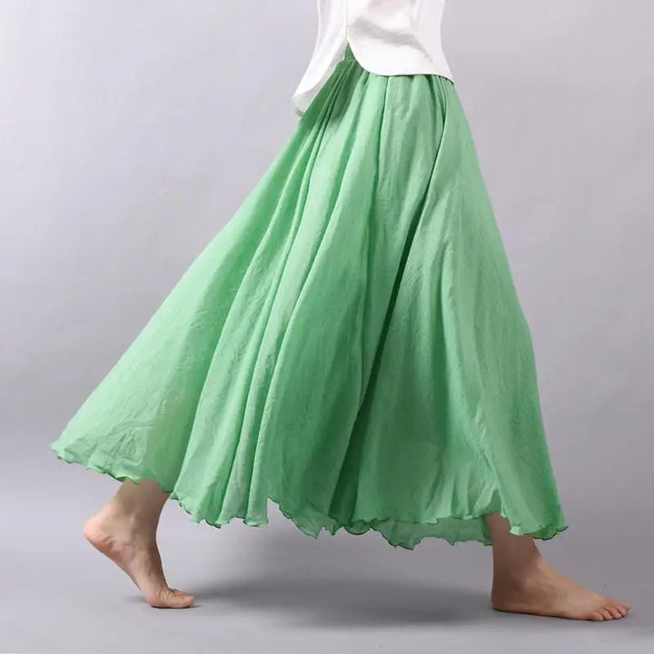 Ines | Zomerse maxi-rok met speelse elegantie