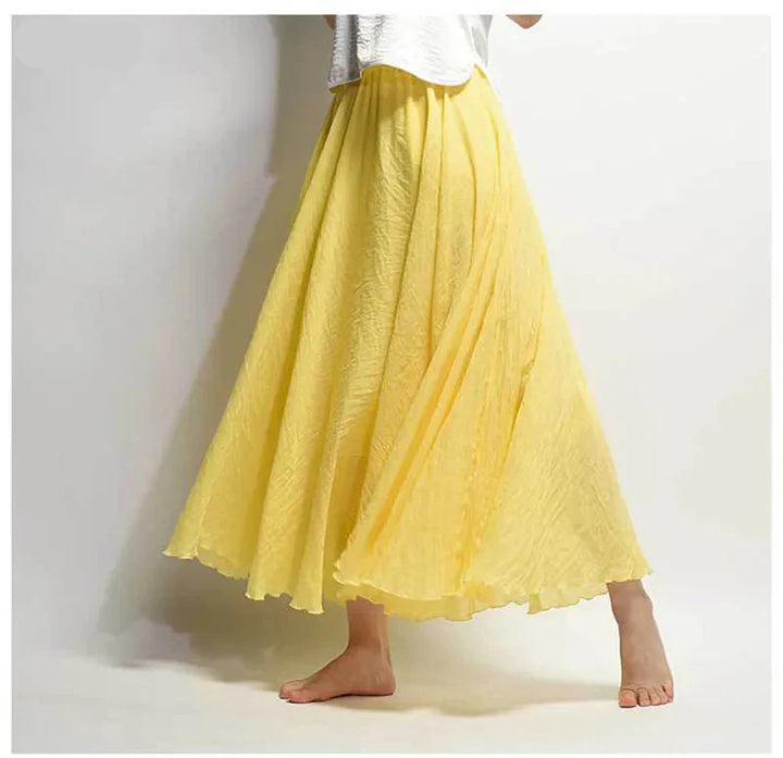 Ines | Zomerse maxi-rok met speelse elegantie
