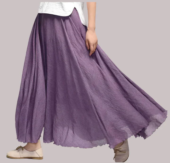Ines | Zomerse maxi-rok met speelse elegantie