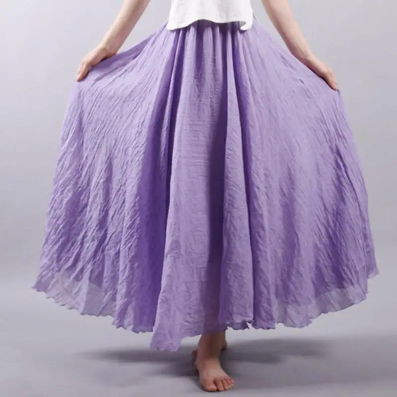 Ines | Zomerse maxi-rok met speelse elegantie