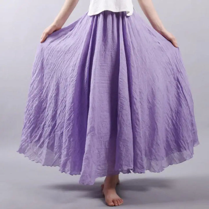 Ines | Zomerse maxi-rok met speelse elegantie