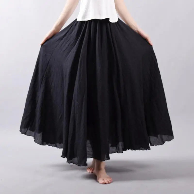 Ines | Zomerse maxi-rok met speelse elegantie