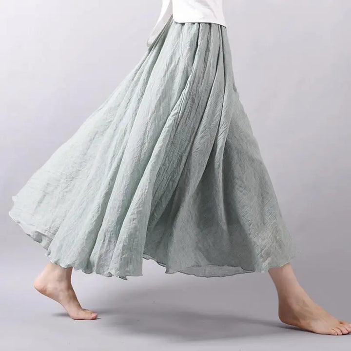 Ines | Zomerse maxi-rok met speelse elegantie