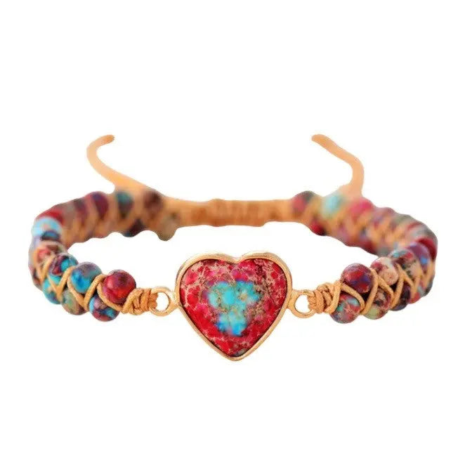 Catharina | Imperial Jaspis Hart Armband