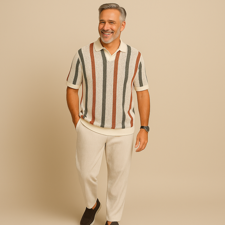 Julius | Stijlvol gestreept poloshirt