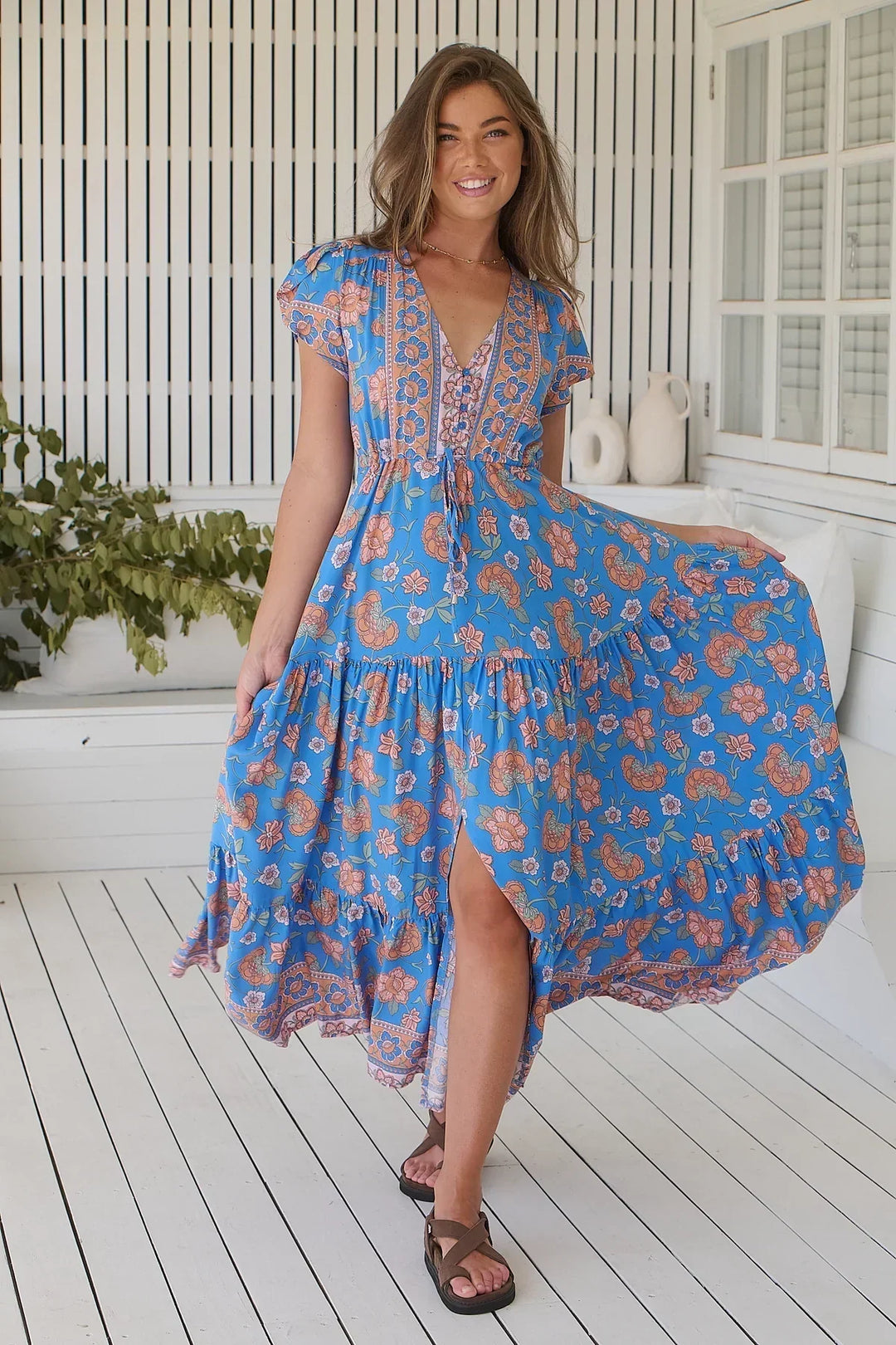 Solara | Boho zomer maxi jurk