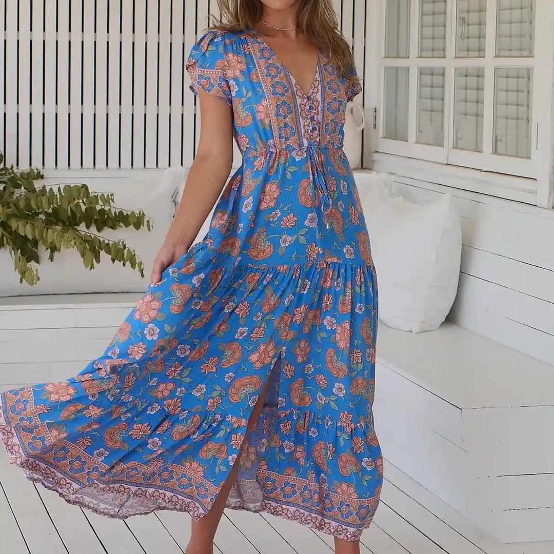 Solara | Boho zomer maxi jurk