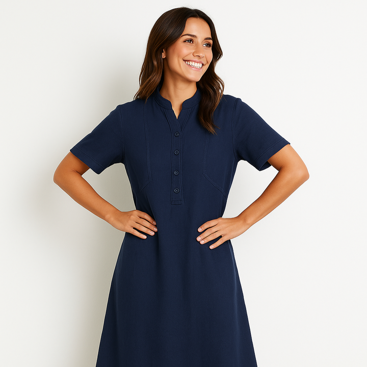 Maria | Tijdloos zomerjurk met linnen