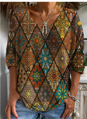 Kleurrijke Zomerblouse