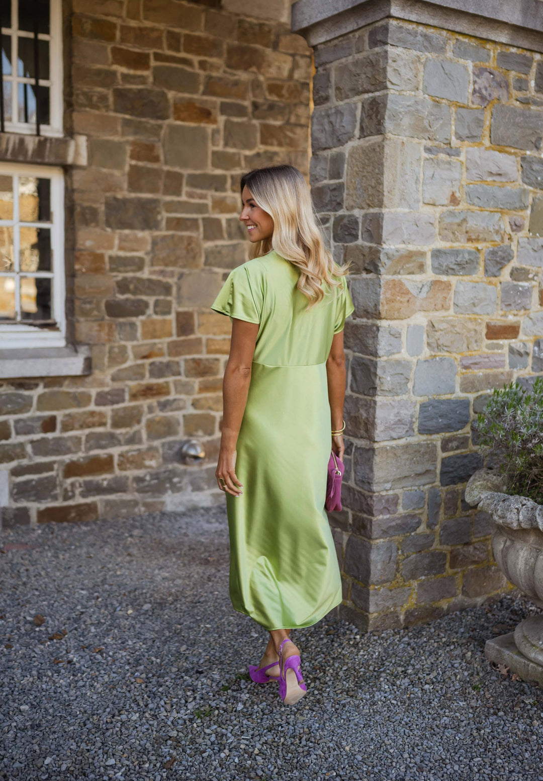 Feli | Elegante satijnen jurk