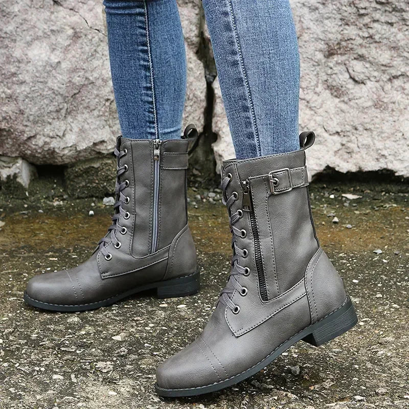 Natasja | Vintage Leren Boots