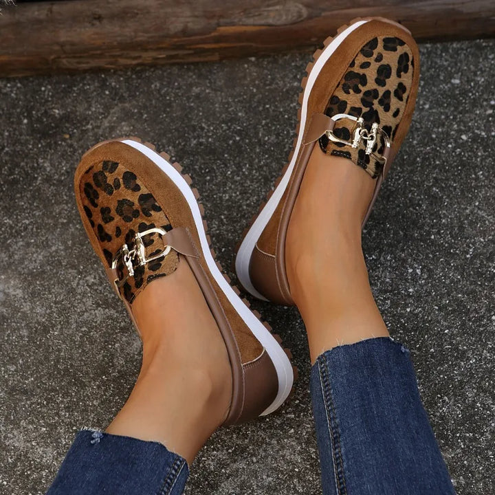 Kate | Stijlvolle schoenen met luipaardprint