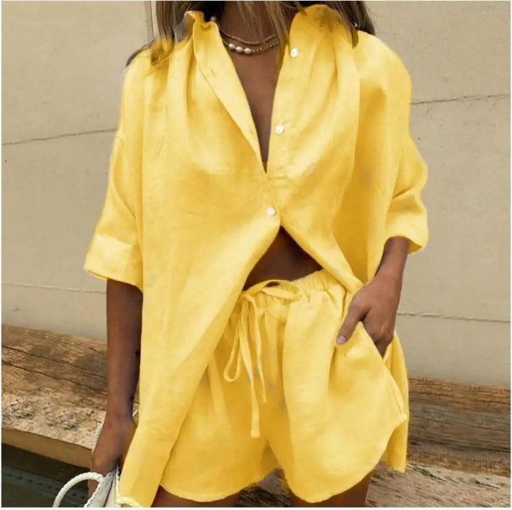 Ellen │ Zachte katoenen pyjama set