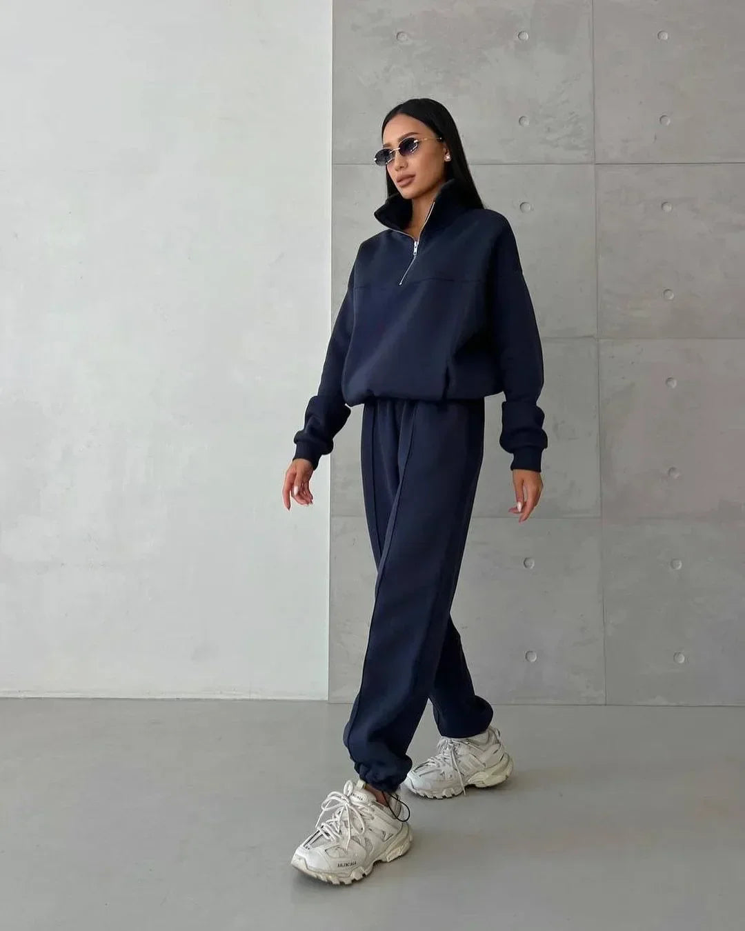 Senna | Sportieve loungeset met ritskraag