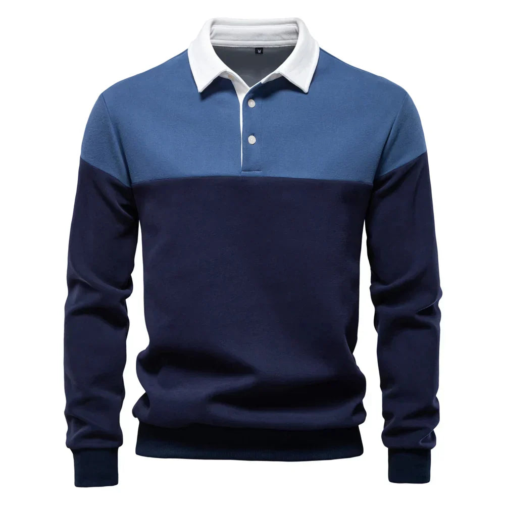 Jordan | Stylish long-sleeved polo shirt