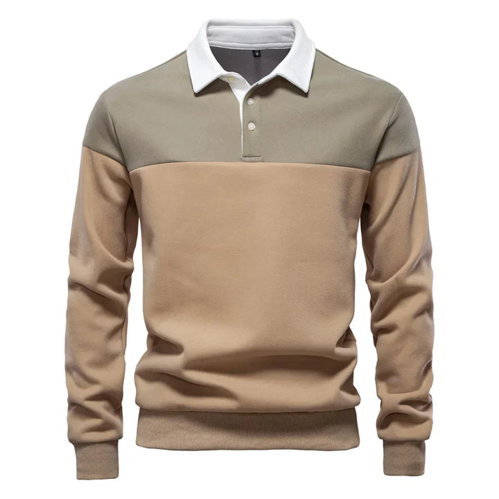Jordan | Stylish long-sleeved polo shirt